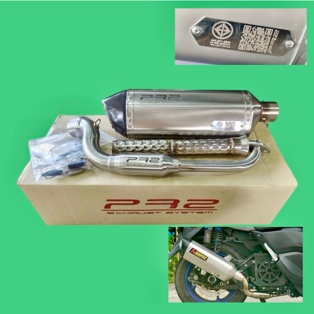 ชุดท่อแต่ง nmax155 Aerox155 pr2 2017-2019