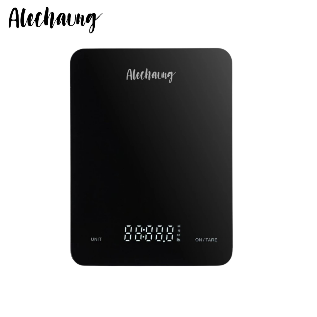 เครื่องชั่งอาหารดิจิตอล เครื่องชั่งน้ำหนักอาหาร 5KG Kitchen scale ตาชั่ง จอแสดงผล LED Alechaung coff