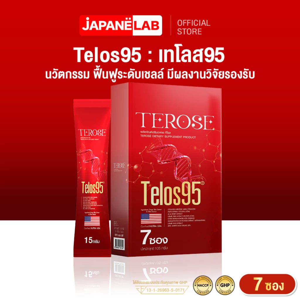 TELOS95 วิตามินอาหารเสริมชะลอวัย JAPANELAB thumbnail 3