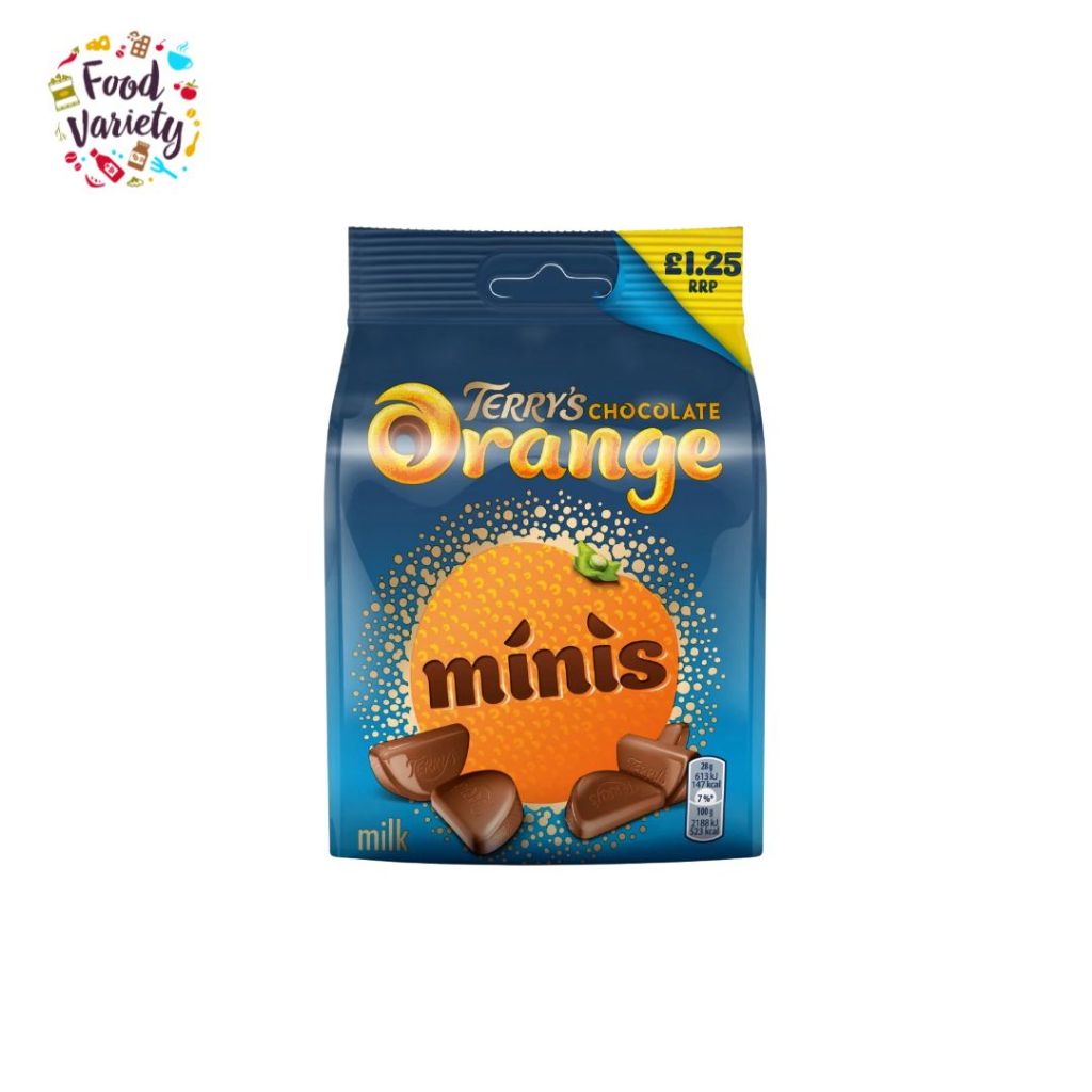 Terry’s Chocolate Orange Minis Bag 95g เทอร์รีส์ ช็อกโกแลตส้ม มินิ 95 กรัม