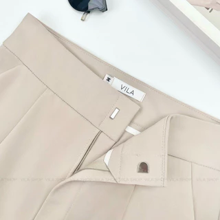 VILA | Baby Cylinder TM16 กางเกงขากระบอกเล็ก ทรงใส่ทำงาน งานตัด VILA
