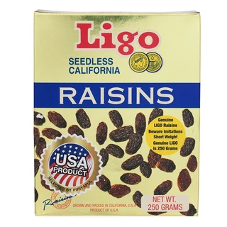 LIGO ลิโก้ลูกเกด 250กรัม [0072810502449]
