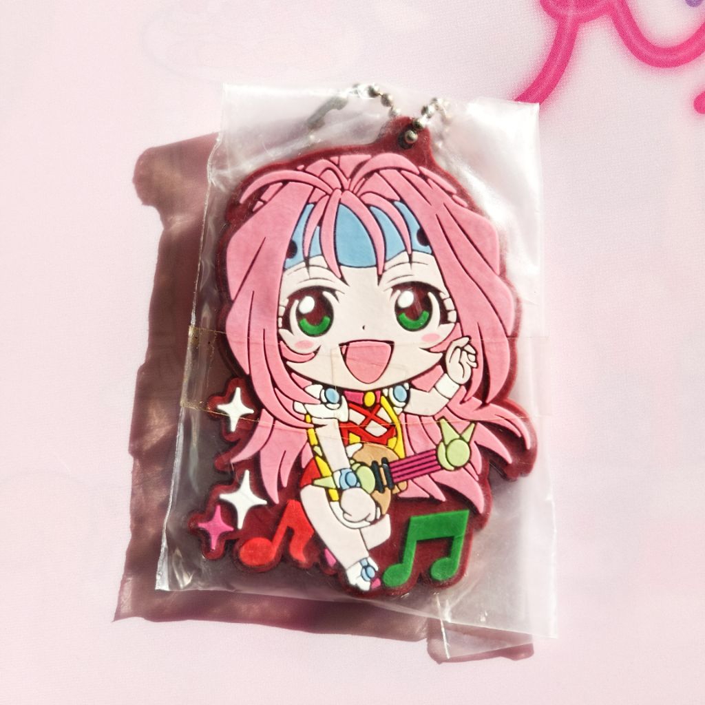 [พร้อมส่ง]Macross 7 Mylene Flare Jenius keychain strap พวงยางสเตรป
