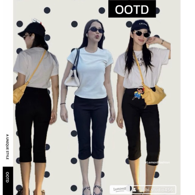 Preorder ทุกไซส์ 🖤 carpi Pants สกินนี่ ปลายขา Kendel ผ่าข้างเล็กๆ #8801 #ยาว29