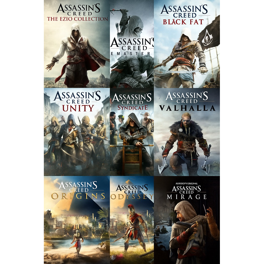 แผ่นเกม ASSASSINS CREED PS3 PS4 PS5