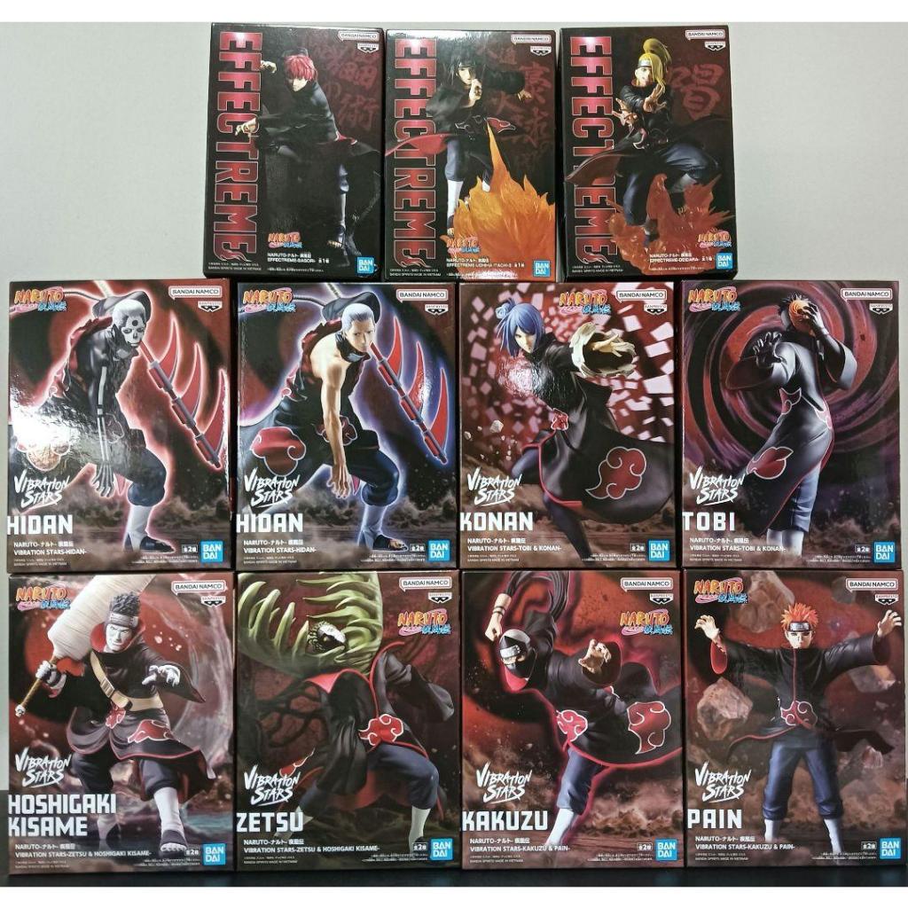 Banpresto NARUTO VIBRATION STARS EFFECTREME Akatsuki Deidara Tobi Hidan Kisame Pain Itachi Figure