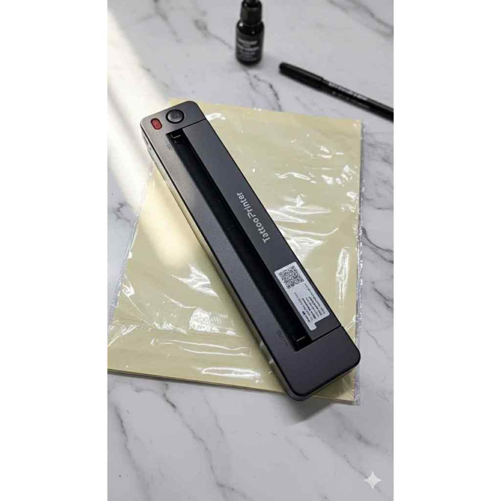 เครื่องลอกลายสัก Tattoo Printer พร้อมกระดาษลอกลาย 10แผ่น
