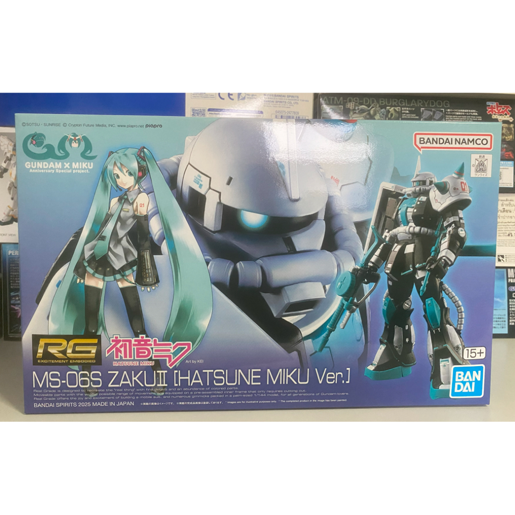 [P Bandai] RG 1/144 MS-06S ZakuⅡ [HATSUNE MIKU Ver.]  [พร้อมส่ง]