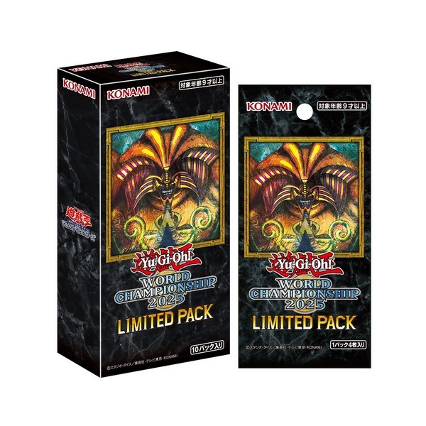 Konami Yu-Gi-Oh! Duel Monsters Limited Pack World Championship 2025 (25LP-JP) แบบกล่อง (10 ซอง) 4988602178951 (การ์ดยูกิ