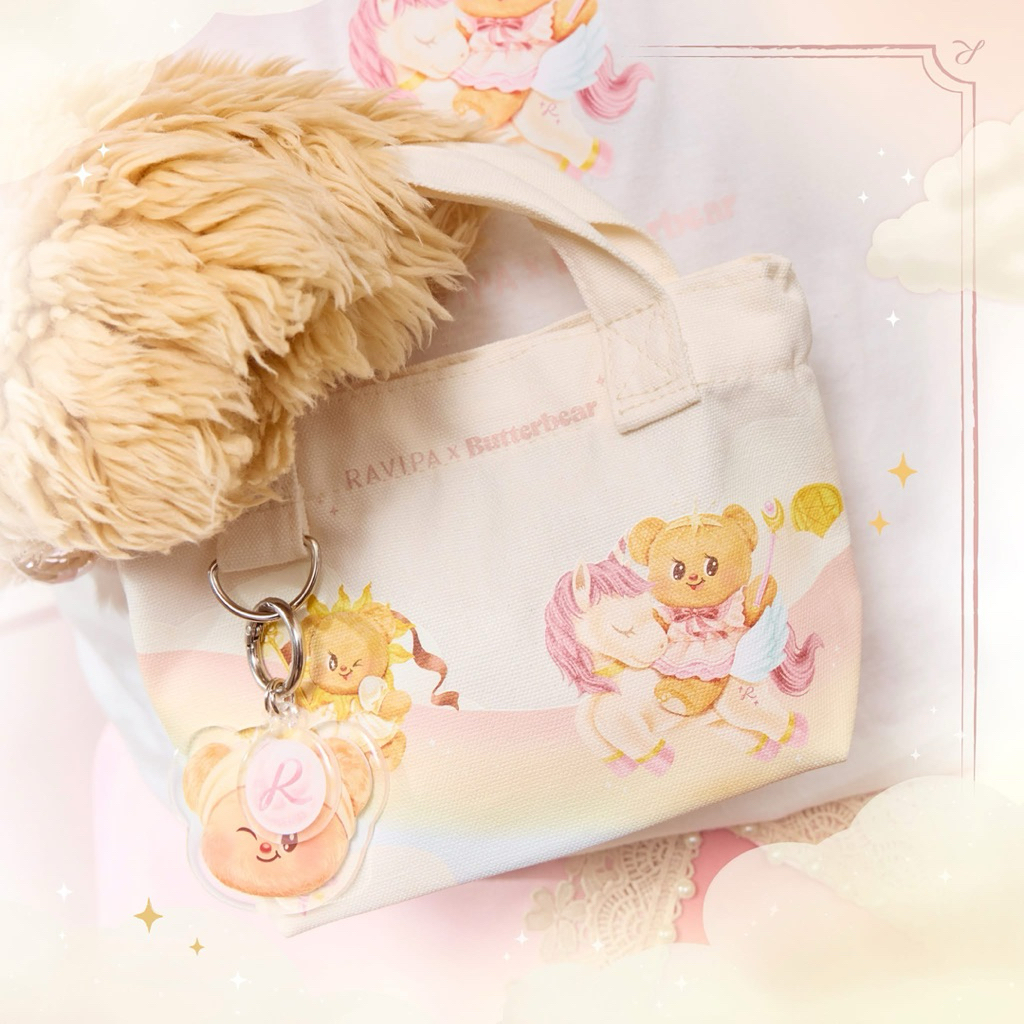 พร้อมส่ง✨RAVIPA x Butterbear - Buttertarot Mini Tote Bag