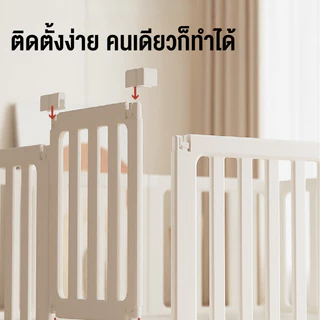 คอกกั้นเด็ก คอกเด็ก พับเก็บได้ ปรับรูปทรงได้ ต่อเพิ่มได้ หลายขนาด ประกอบง่าย ส่งเร็วจากไทย