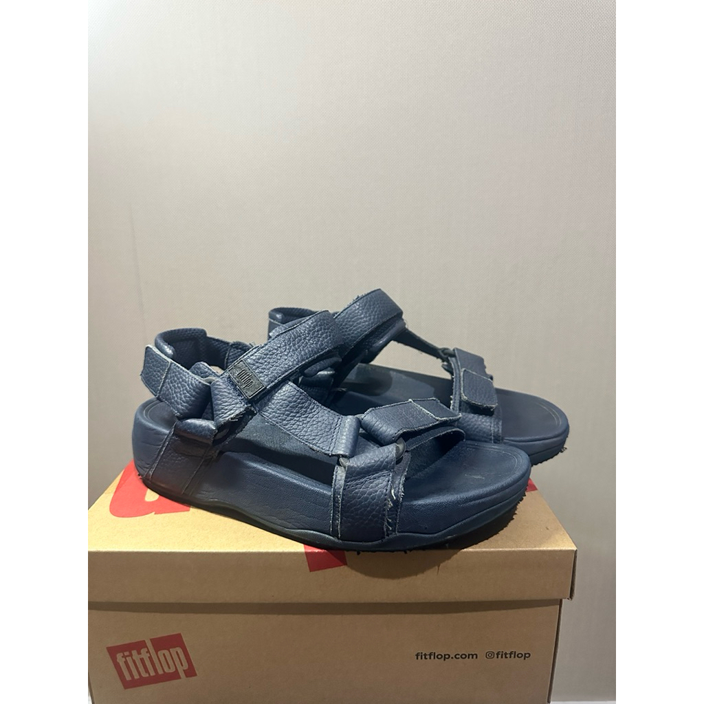 🔥FitFlop รองเท้าแตะมือสอง สภาพดี 80% รุ่น RYKER สี Midnight Navy ไซส์ US8 (EUR41)