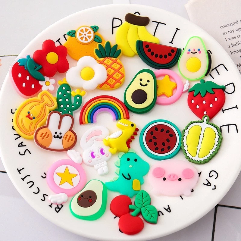 chuanchuan ยางนิ่ม PVC ลายการ์ตูน สำหรับ DIY เคสโทรศัพท์ รองเท้า thumbnail 4