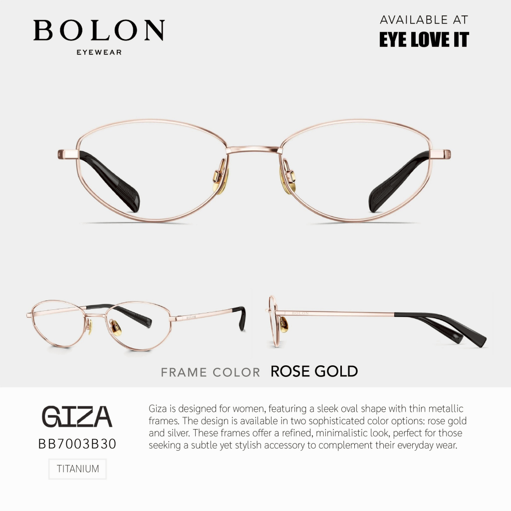 Bolon_GIZA _ BB7003 กรอบแว่นแบรนด์เนม โบลอง