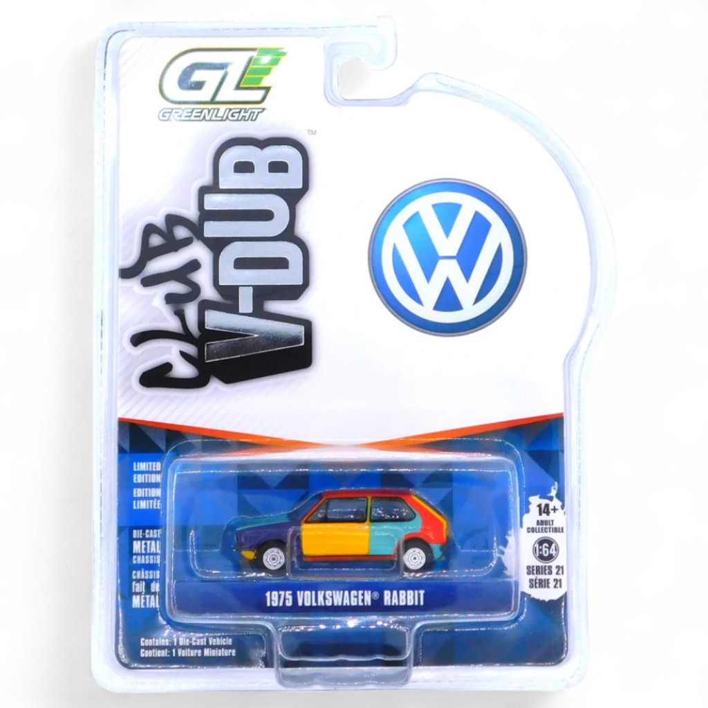 Greenlight | 1975 Volkswagen Rabbit Harlequin Tribute สเกล 1/64 36120