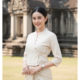 เสื้อพื้นเมืองผู้หญิงผูกข้าง