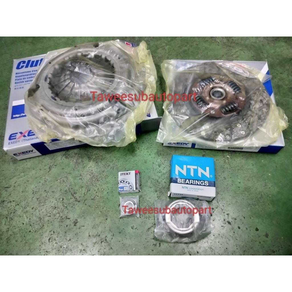 ชุดยกครัช 4ชิ้น FRONTIER D22 ZD30 10นิ้ว EXEDY S-NSC642 S-NSD104U FCR62-61-1/2E 6202-2RS