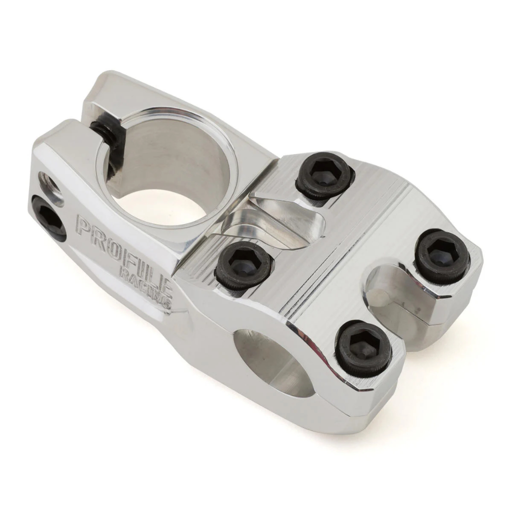 สเต็มจักรยาน BMX Profile Racing Mulville Push Top Load Stem Silver 48mm