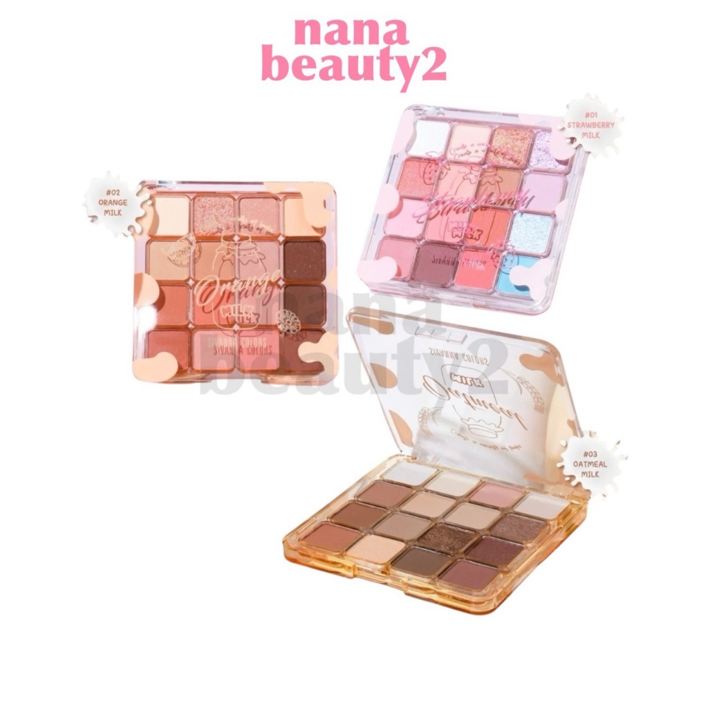 HF743 ออเรนจ์ มิลค์ อาย พาเลทท์ อายแชโดว์ ซีเวนน่า คัลเลอร์ส Sivanna Colors Orange Milk Eye Palette