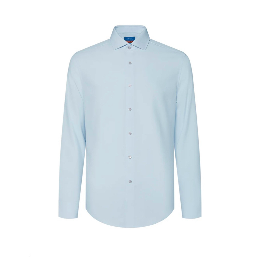 G2000 เสื้อเชิ้ตผู้ชายแขนยาวสีฟ้า DRY เสื้อเชิ้ตทำงานทรง SMART FIT