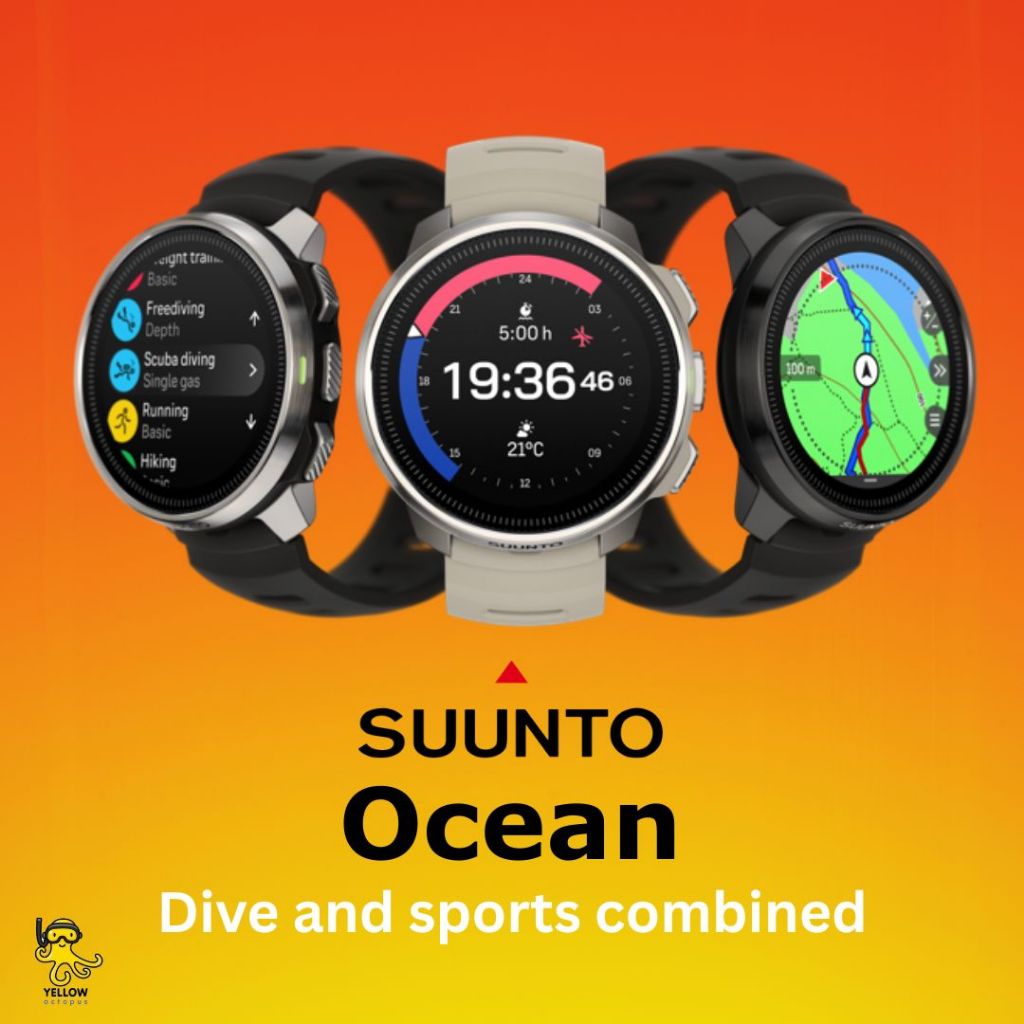 Dive computer Suunto Ocean : รุ่นใหม่ มัลติสปอร์ต ใช้ได้ทุกวัน