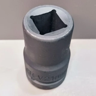 ลูกบล็อกยาว 1" (1นิ้ว) บล็อกลม (IMPACT SOCKET) เบอร์ 21 (สี่เหลี่ยม) รุ่นงานหนัก