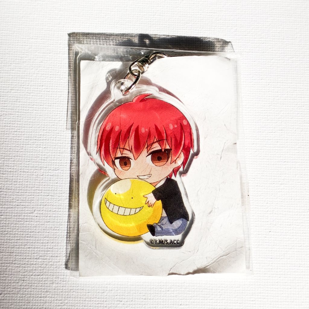 [พร้อมส่ง]Assassination Classroom Karma Akabane acrylic keychain พวงกุญแจอะคริลิค คาร์มะ อาคาบาเนะ