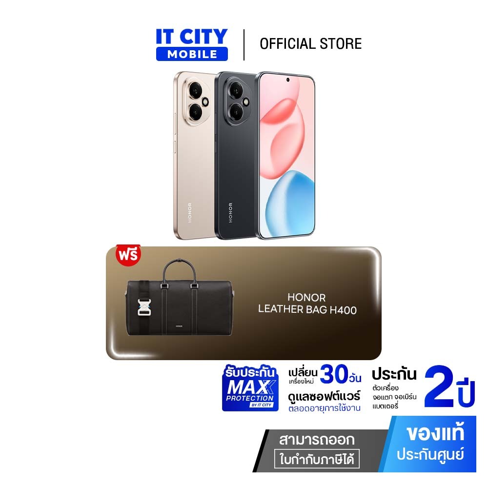 สมาร์ทโฟน HONOR 400 5G 12+512GB (DNY-NX9) จอ 6.55 นิ้ว แบต6,000 mAh มาพร้อมกล้องหลังคมชัดพิเศษ 200MP