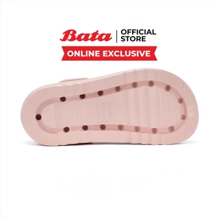 Online Exclusive Bata บาจา FLOATZ รองเท้าแตะแบบสวม สำหรับผู้หญิง รุ่น FREDI สีชมพู 6105213 สีงาช้าง 6106213