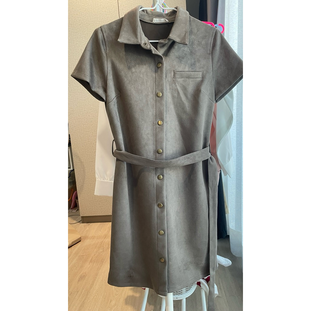 เดรสสีน้ำตาล cache cache