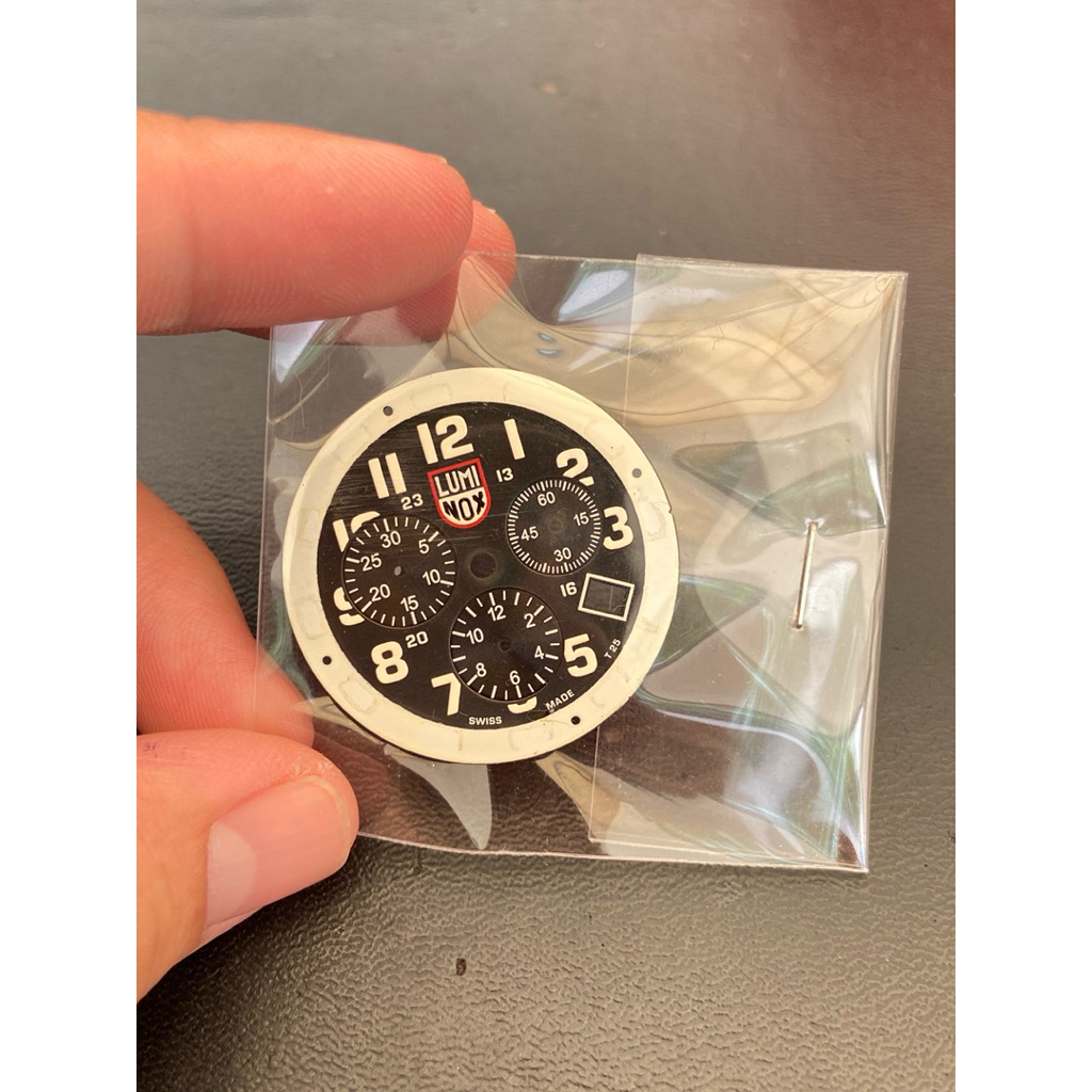 อะไหล่ หน้าปัดนาฬิกา LUMINOX 3081 จับเวลา ของแท้ มือสอง สภาพดี