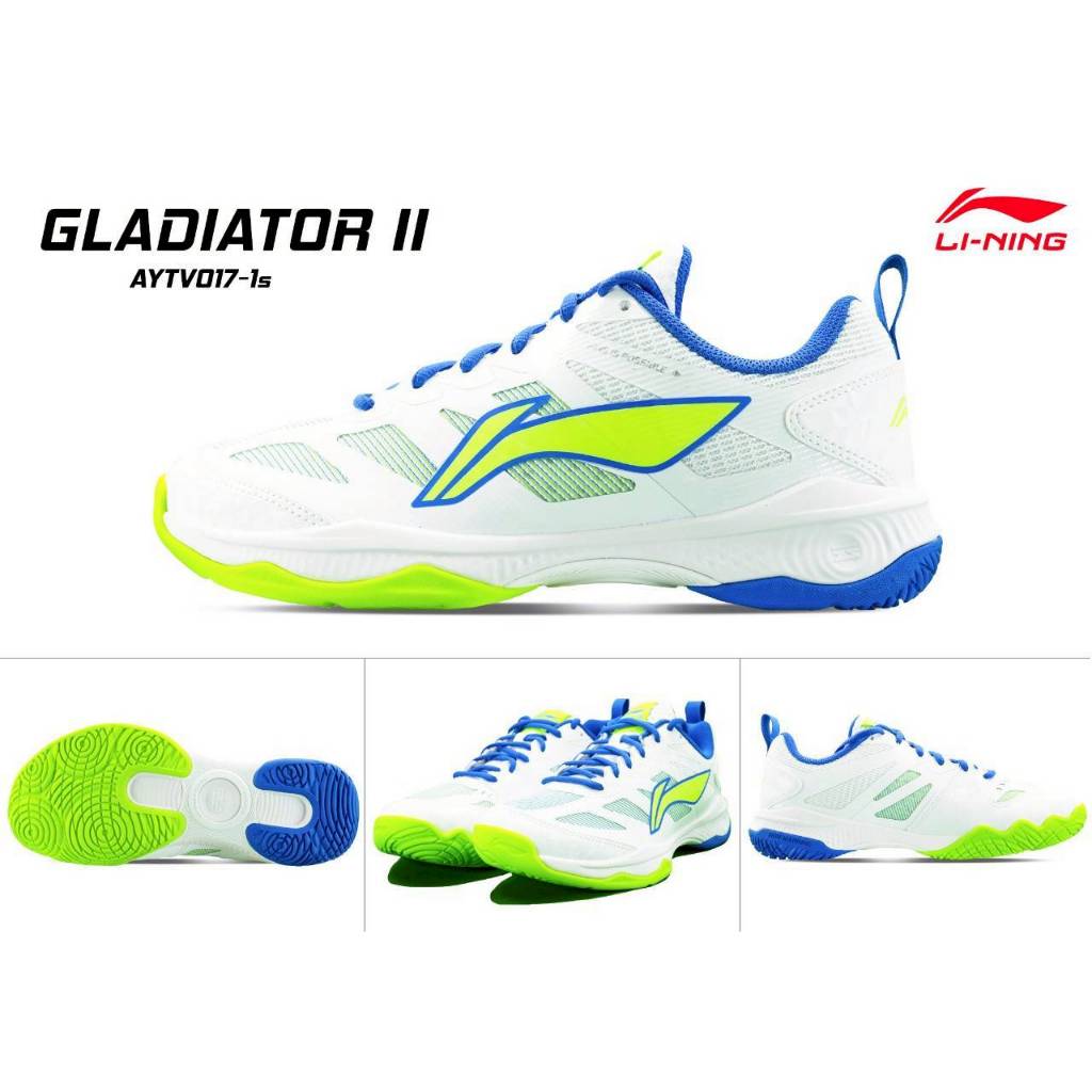 รองเท้าแบดมินตัน รองเท้ากีฬา LI-NING รุ่น GLADIATOR II AYTV017