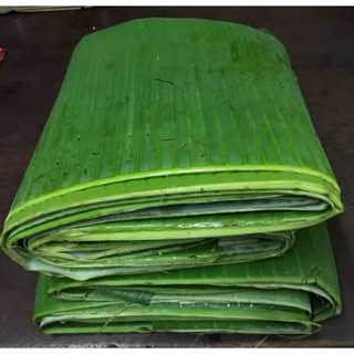 ใบตองสด ใบกล้วยน้ำว้า1kg (แม่ค้าแถมทุกออเดอร์)ตัดสดจากสวนปลอ…