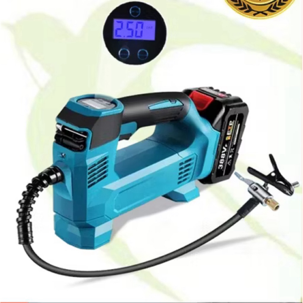 ปั๊มลมไร้สาย 18-21v สำหรับแบตทรง makita