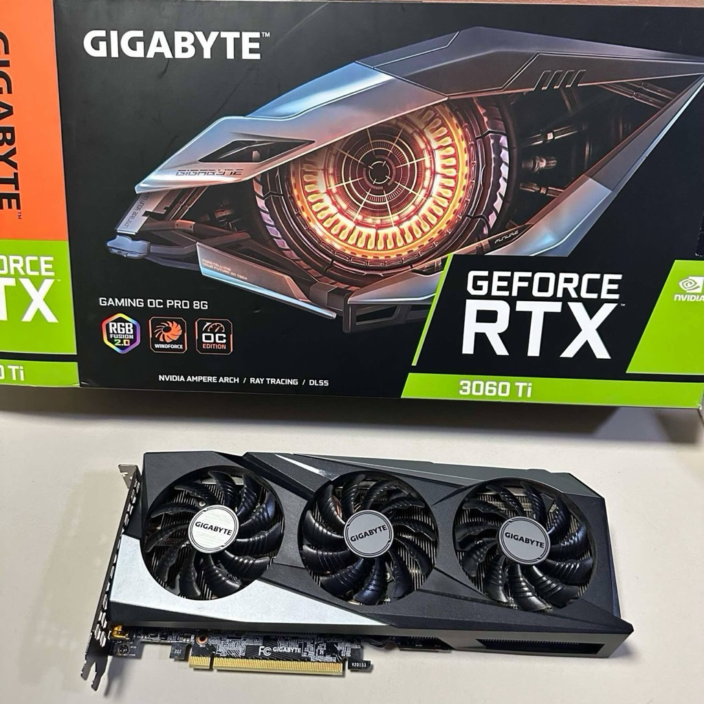 (ทักแชท5,990฿) Gigabyte RTX 3060Ti 🌈RGB🌈