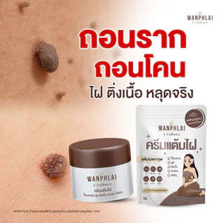 ครีมแต้มไฝ ว่านไพล ขี้แมลงวัน ติ่งเนื้อ หูด ตาปลา แก้ปัญหา สิวหิน ครีมกำจัดไฝว่านไพล ไฝ หูด จี้ไฝ แต้มไฝ ขนาด 5 กรัม