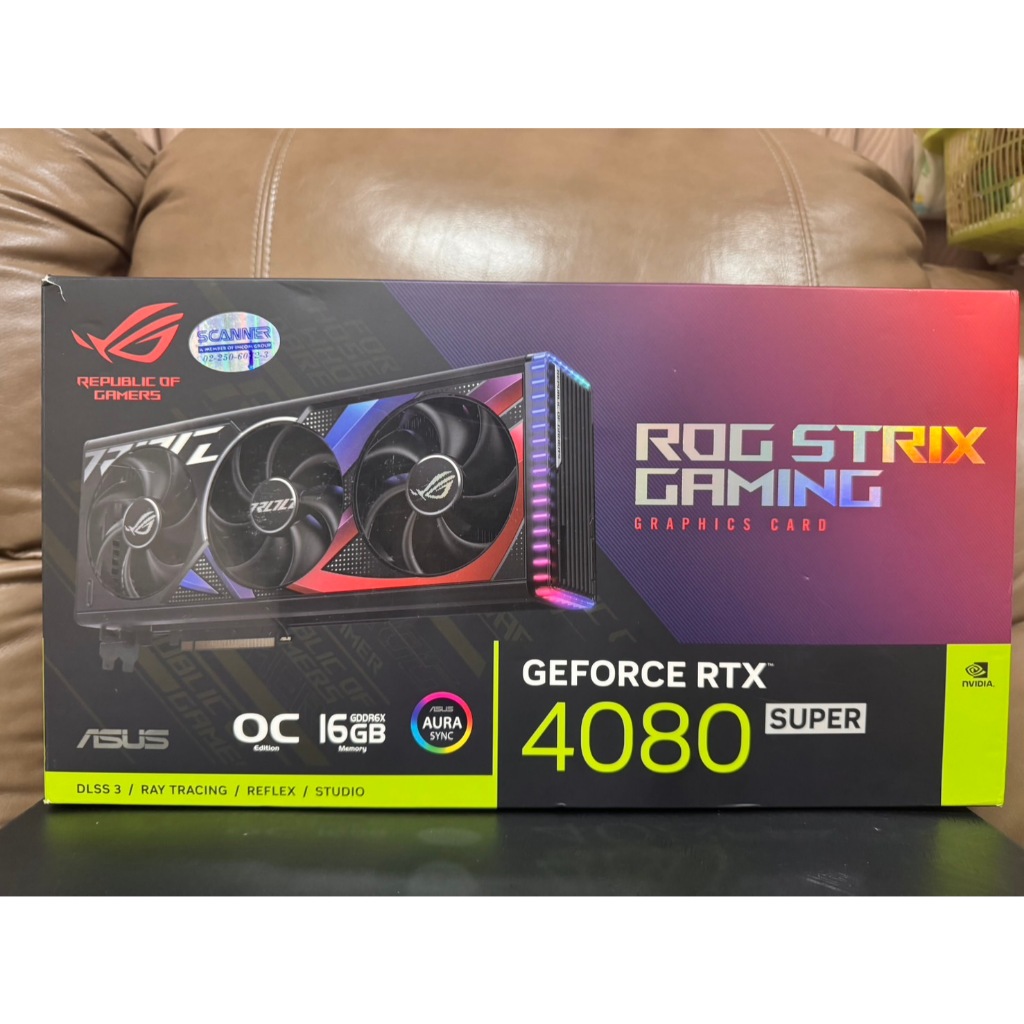 มือสองประกัน 21/06/2027 ROG Strix GeForce RTX™ 4080 SUPER 16GB GDDR6X