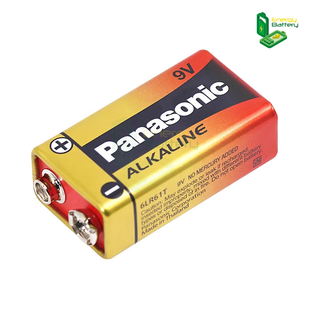 Panasonic Alkaline 9V 6LR61T/1SL ถ่านอัลคาไลน์ by energy