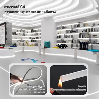 ไฟแถบ LED 3 สี กันน้ำ IP65 รีโมทคอนโทรล 220V ไฟแถบ LED ยืดหยุ่น ได้ 5M/10M/30M