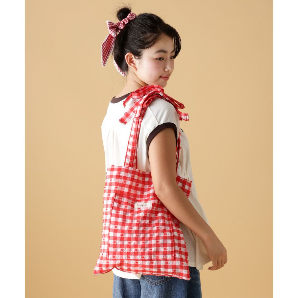 niko and ... [tiy nie yee] Ribbon handle tote bag