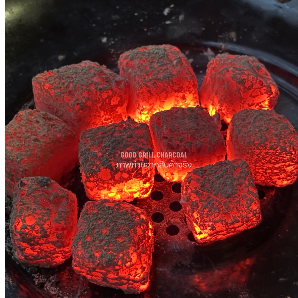 ถ่านฮิดะ ถ่านลูกเต๋ากะลามะพร้าว100%เกรดส่งออก 7แพ็ค7kg. พรีเมี่ยมเกรดส่งออก ปลอดภัยไร้สารเคมี - รูปที่ 2