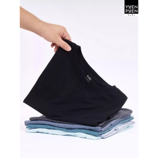 YuenPuen ยืนพื้นเสื้อยืดคอกลม 30 สี ไม่ยืด ไม่ย้วย เสื้อสีพื้น ผ้าCotton ผสม Polyester ผ้านุ่ม