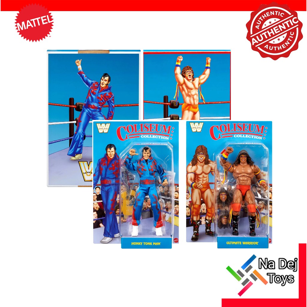 Mattel WWE Ultimate Edition Honky Tonk Man vs Ultimate Warrior 6" Figure มวยปลํ้า อัลติเมท อีดิทชั่น