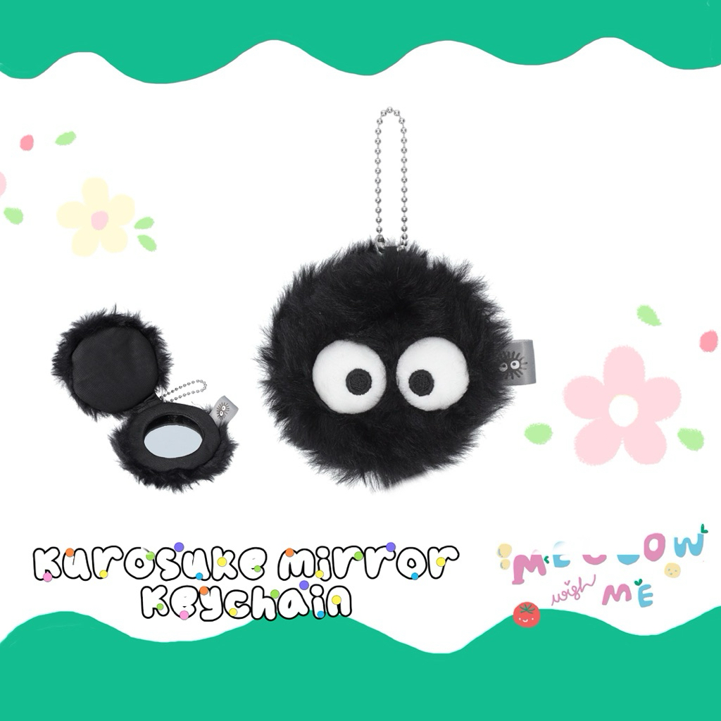 {พร้อมส่ง} Kurosuke mirror keychain⭐️🪞