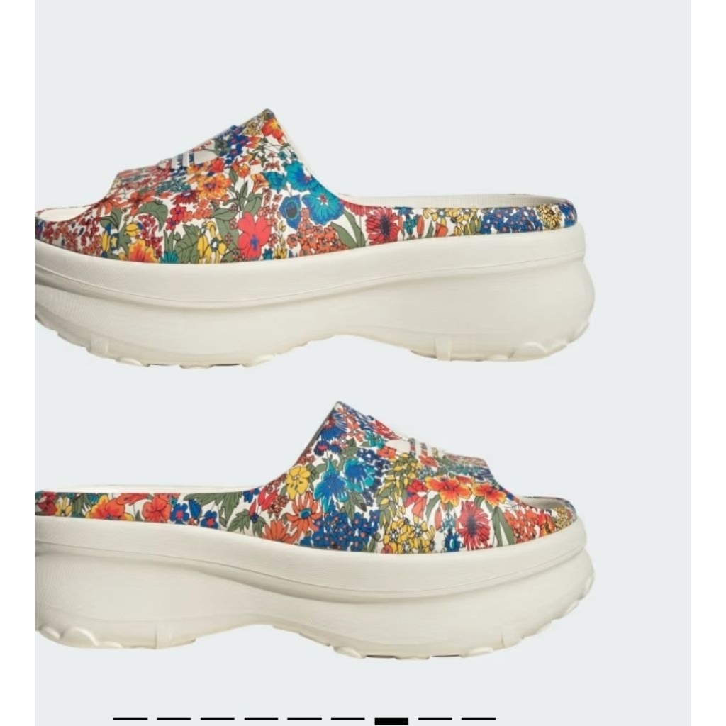 รองเท้าแตะ Adidas แท้% รุ่น ADIFOM STAN X Liberty London size UK 4 US 5  พร้อมกล่อง ทุกอย่างที่ได้จา