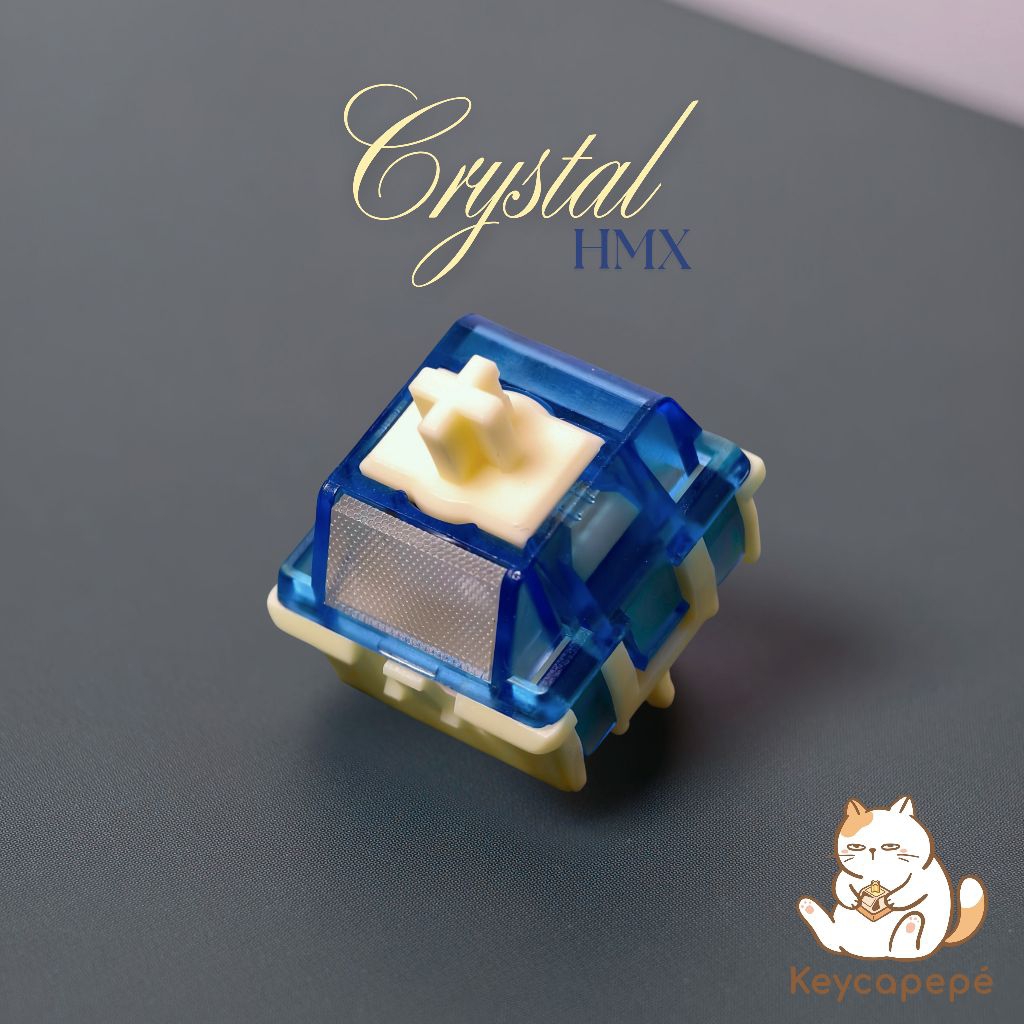 HMX Crystal Magnetic Switches (10-12ชิ้น) สวิตช์คีย์บอร์ด แม่เหล็ก HE hall effect pre lubed
