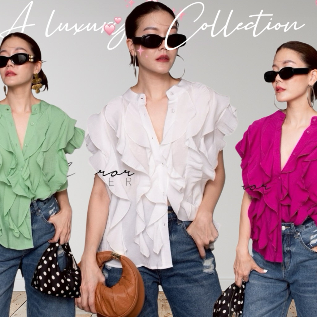 MirrorsisteR 50930.7 • เสื้อระบายสุดหรูสไตล์ Feminine Chic ที่ผสมความหวาน
