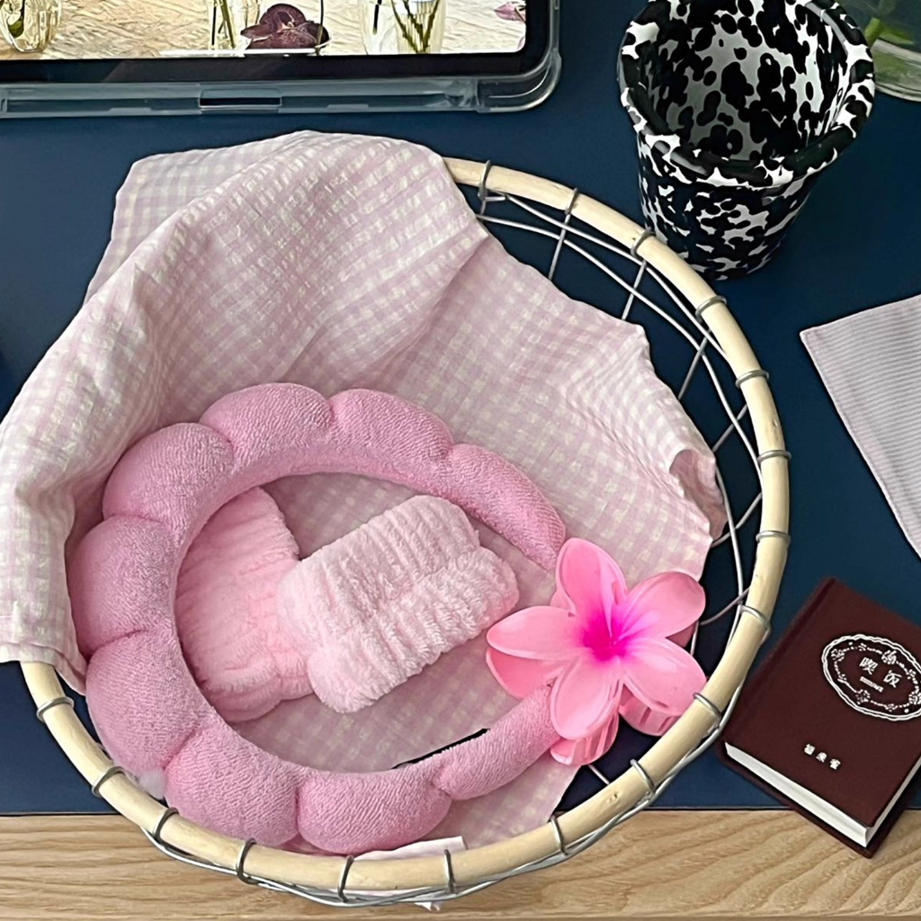 ที่คาดผม ฟองน้ำรูปเมฆ น่ารัก มีหลายสีให้เลือก ที่คาดผมล้างหน้า  ส่งจากไทย - รูปที่ 5