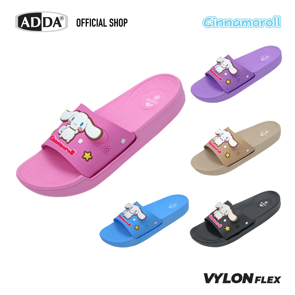ADDA รองเท้าแตะ รองเท้าลำลอง แบบสวม Cinnamoroll สำหรับผู้หญิง รุ่น 82150W1 (ไซส์ 4-6)