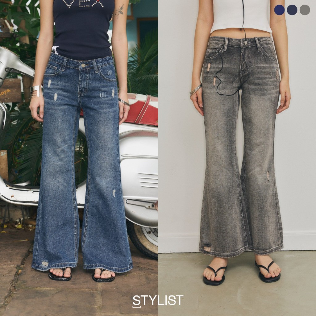 STYLIST -  Bella jeans Jeans-004 กางเกงยีนส์ขาม้า